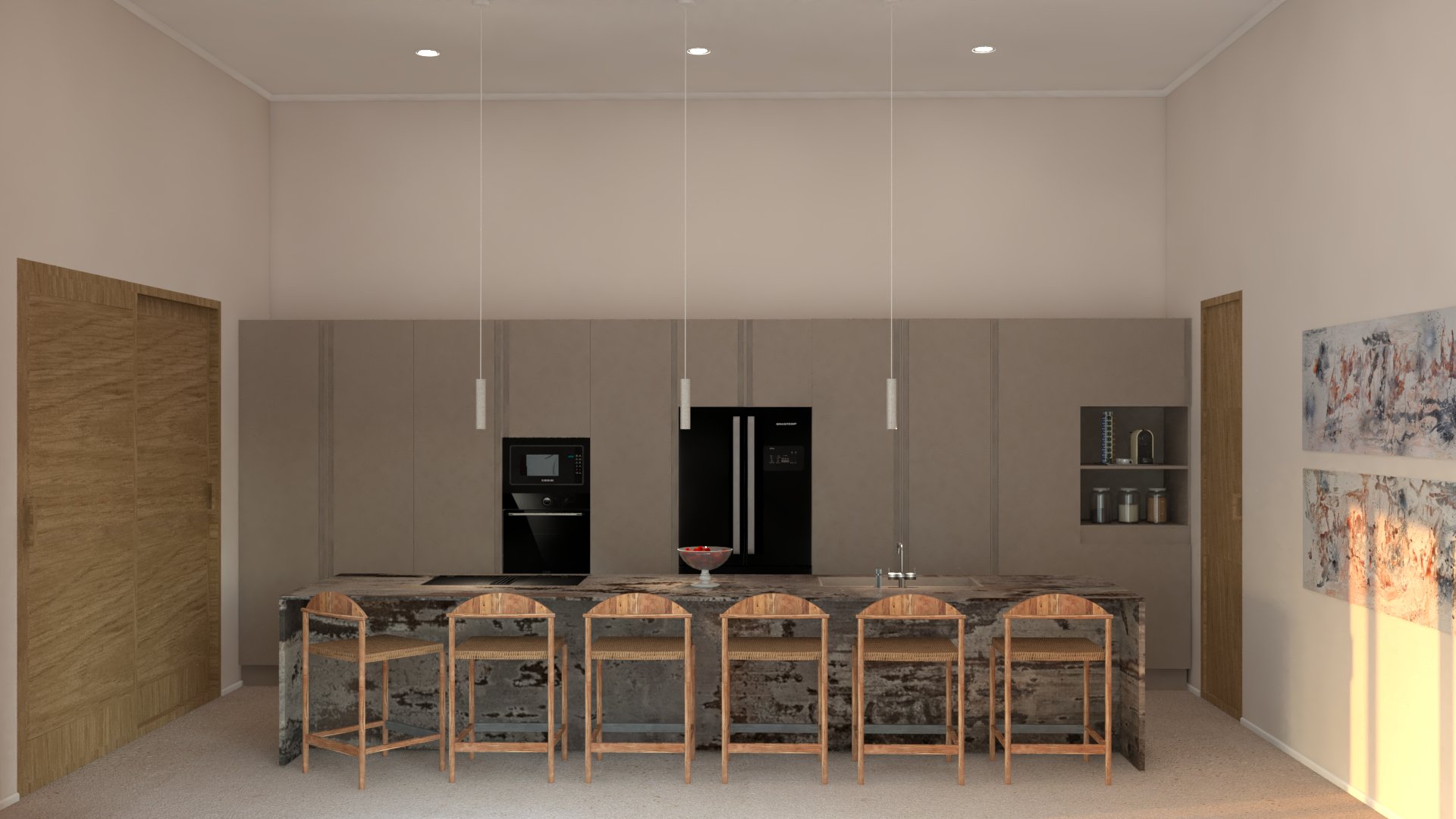 Cocina frontal