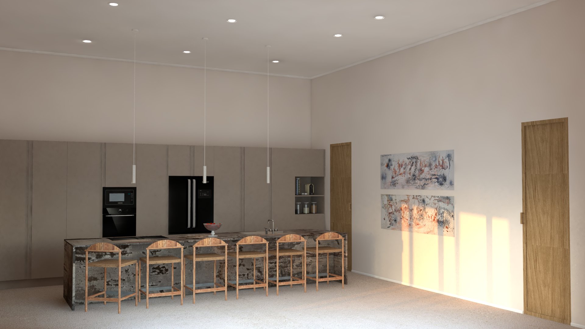 Cocina lateral